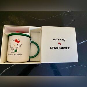 New In Box Starbucks 2024 HELLOKITTY Christmas 16oz Ceramic Mug